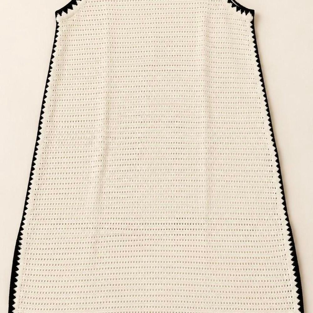 Universal-thread Women's White and Cream Dress
